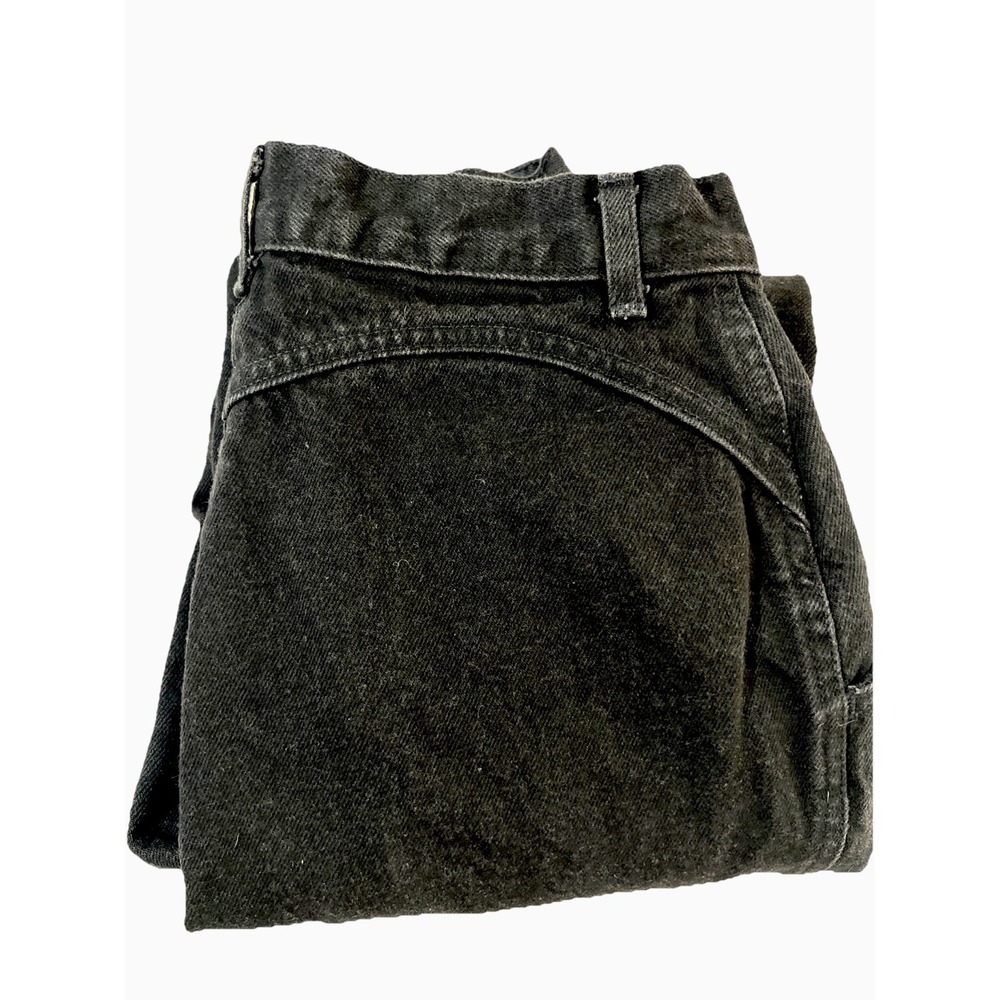 Roper Denim Jeans Size 7/8 Womens Bareback‎ Cowgirl Black Vintage USA